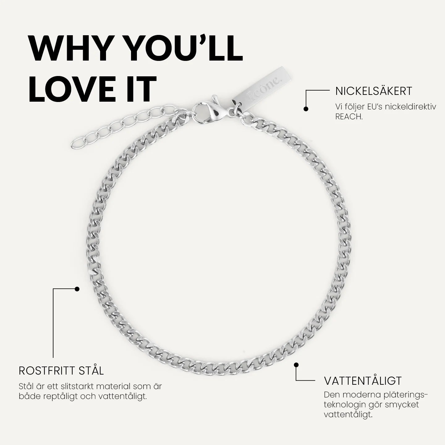 icône charles bracelet steel benefits