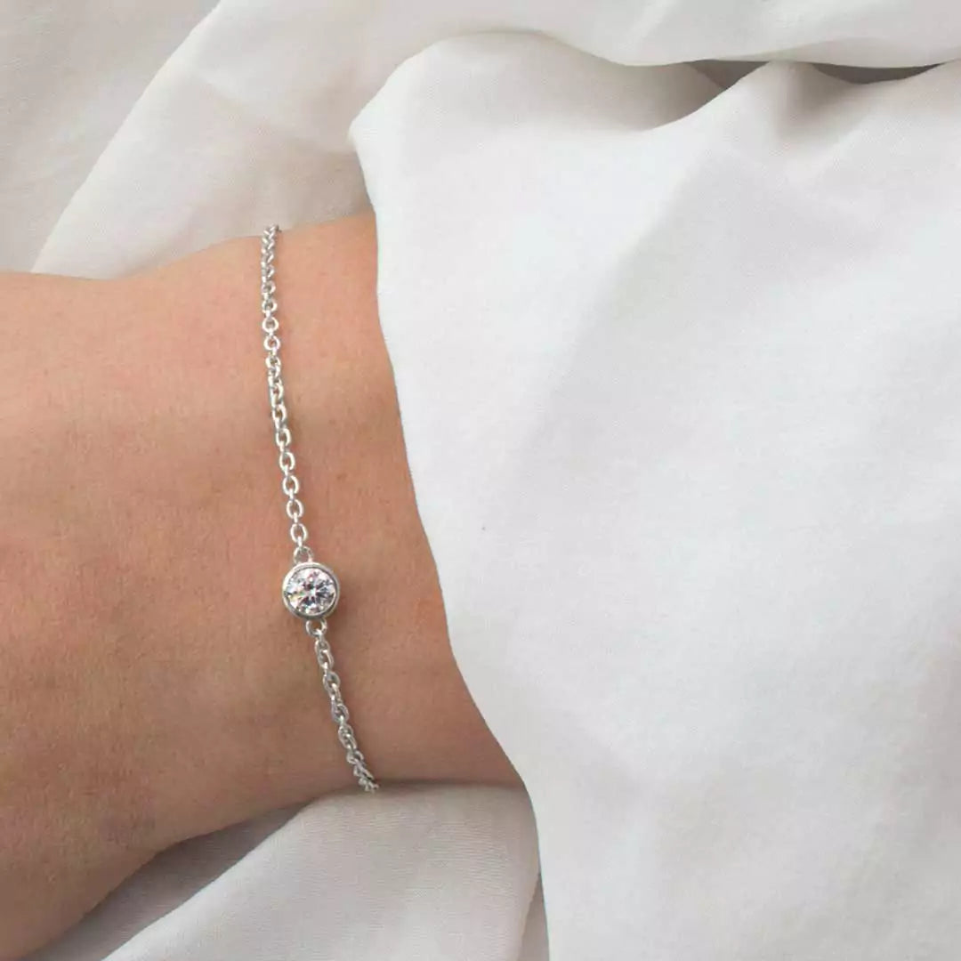 little star delicate bracelet made from 925 silver from icône