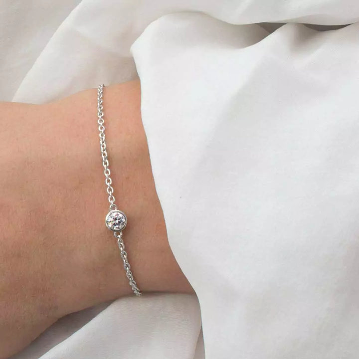 little star delicate bracelet made from 925 silver from icône