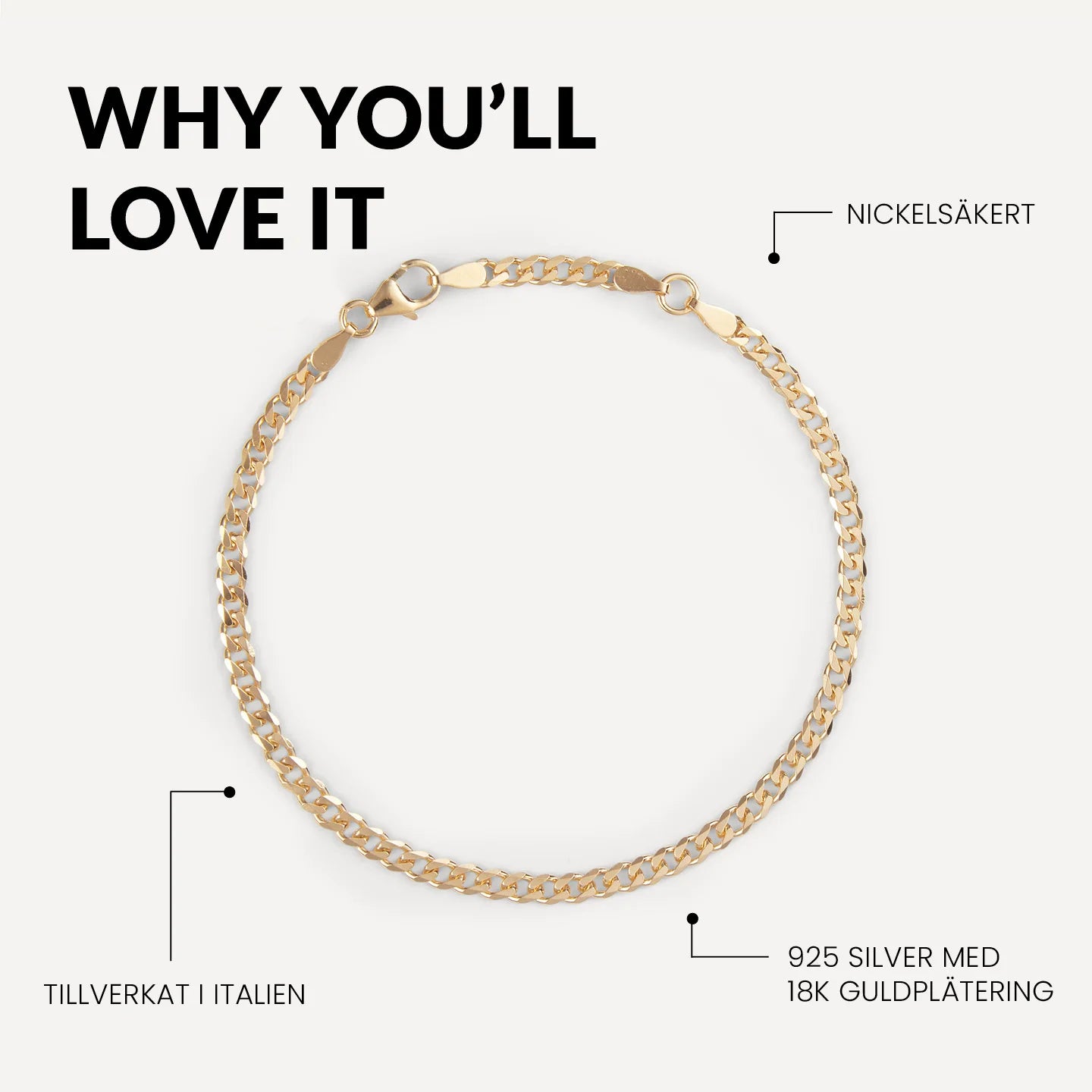 icône shoreline bracelet gold benefits