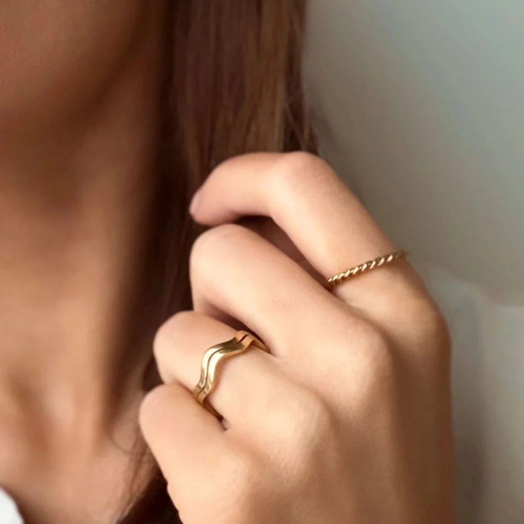 Adrienne ring gold