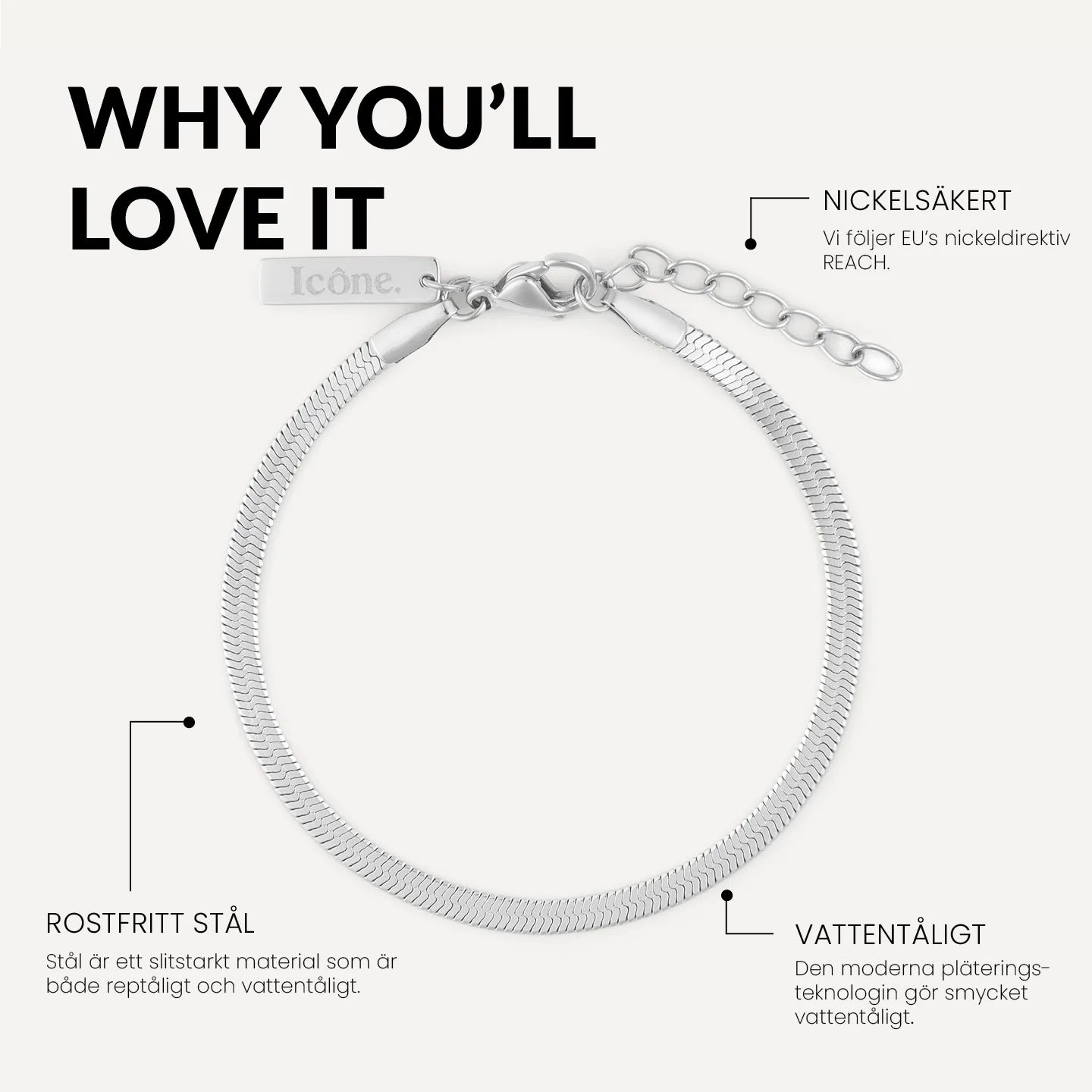 icône alice bracelet steel benefits