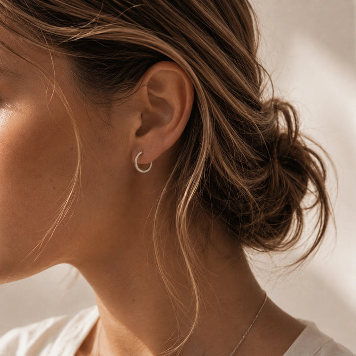 Astrid mini earrings steel
