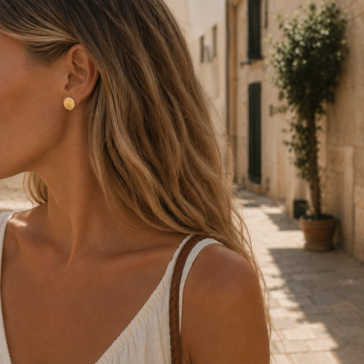 Blanche earrings gold
