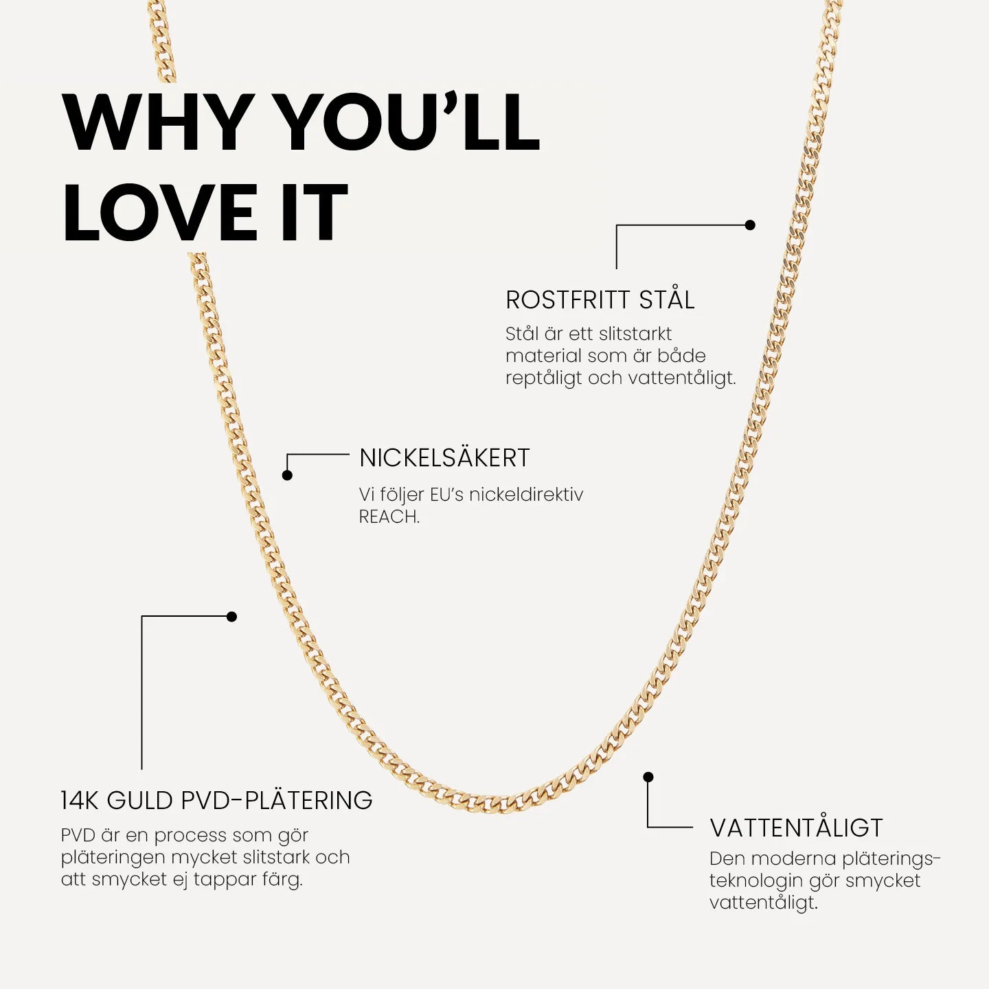 icône charles necklace gold benefits