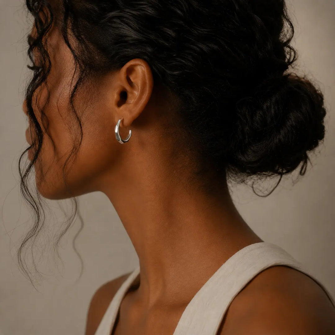 Chloé earrings steel