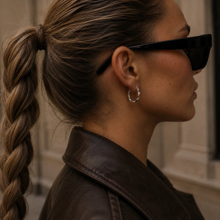 Claire earrings steel