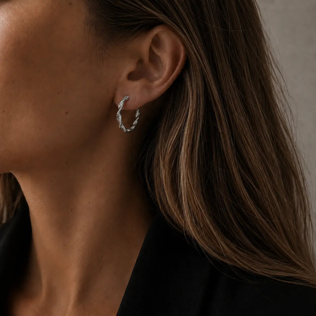 Claire earrings steel