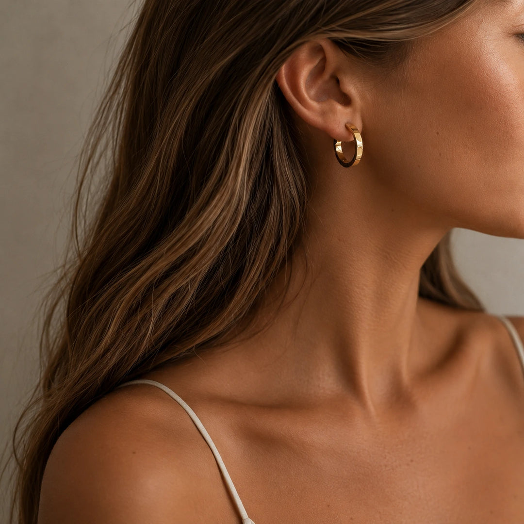 Elise earrings gold