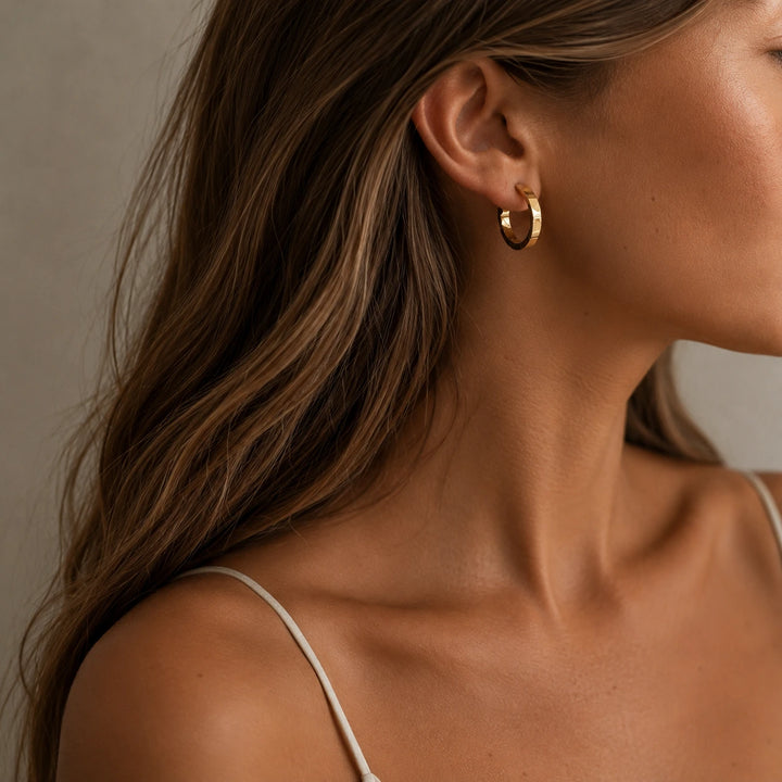 Elise earrings gold