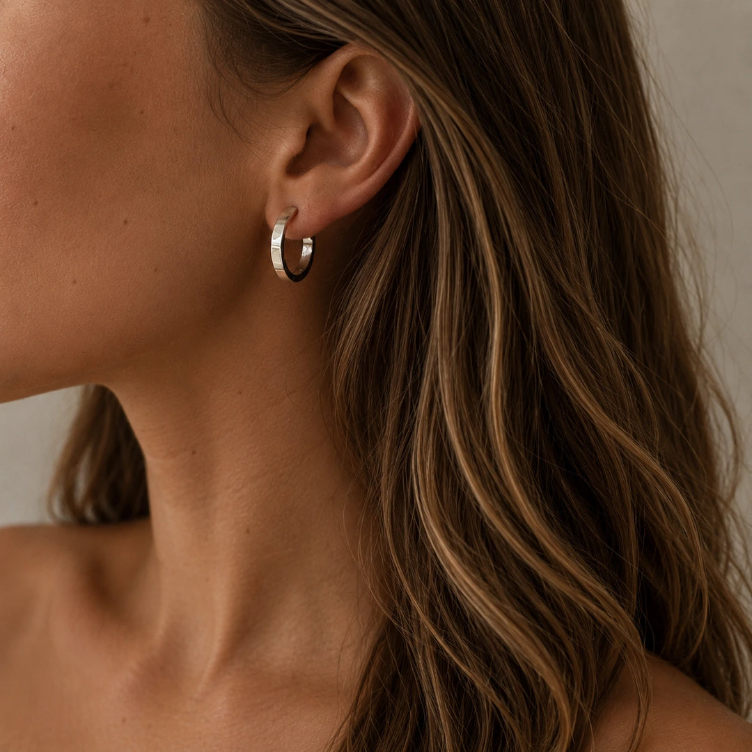 Elise earrings steel