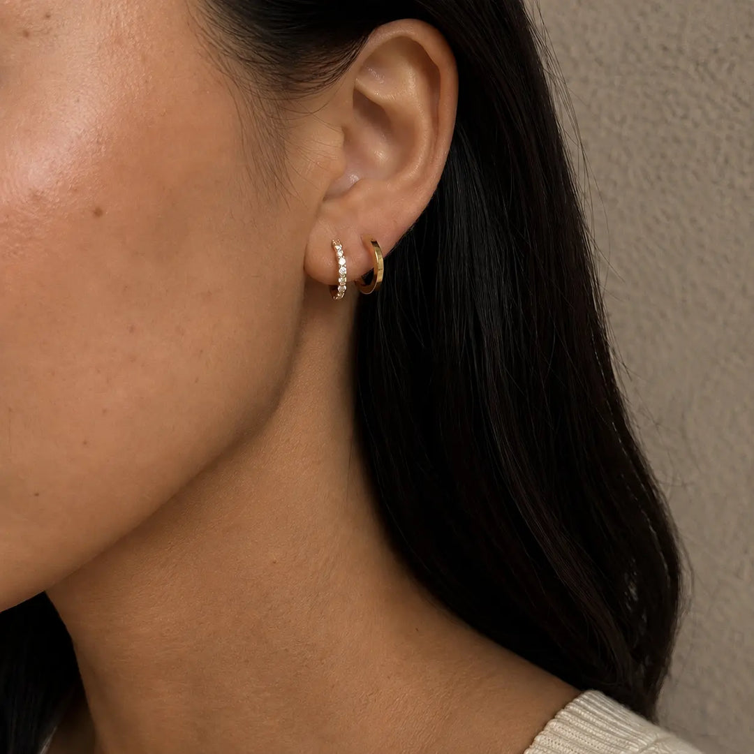 Esther mini earrings gold