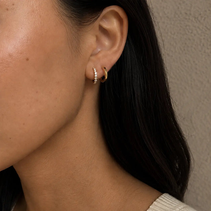 Esther mini earrings gold