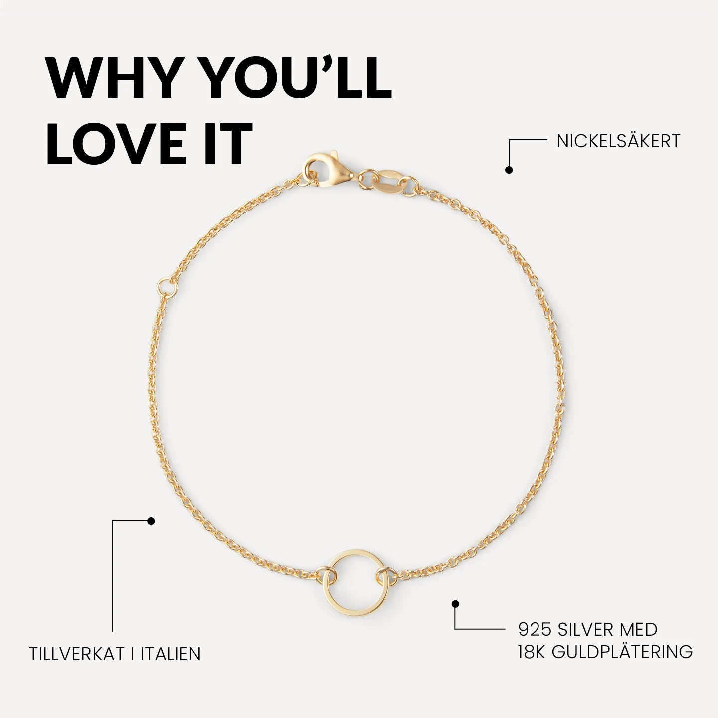 icône eternity bracelet gold benefits
