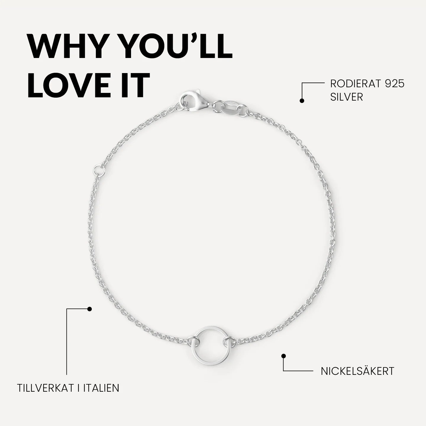 icône eternity bracelet silver benefits