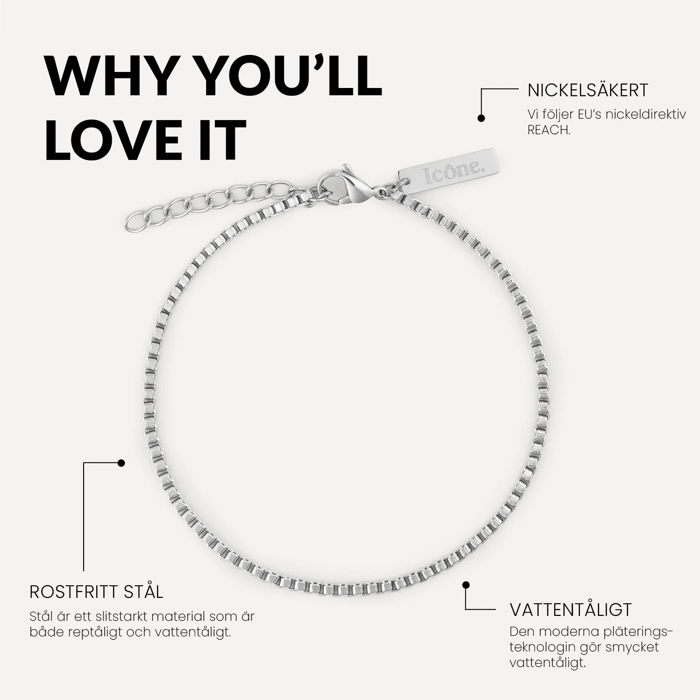 icône hugo bracelet steel benefits
