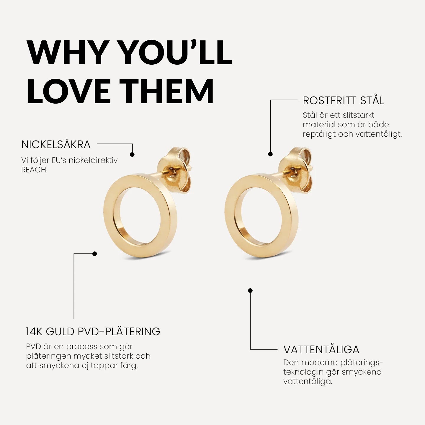 icône julie earrings gold benefits