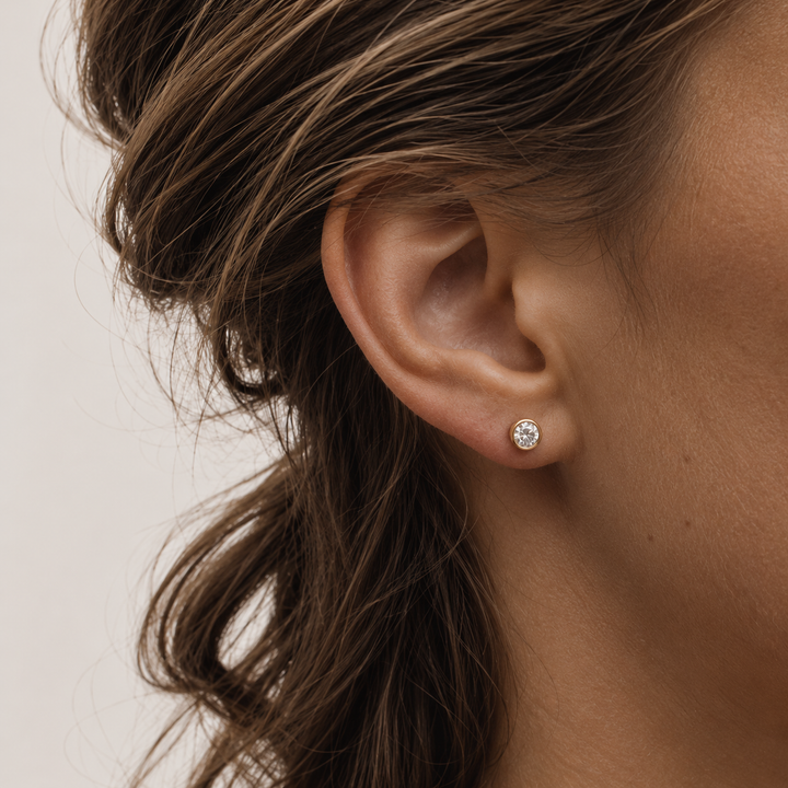 Little Star Earrings Gold