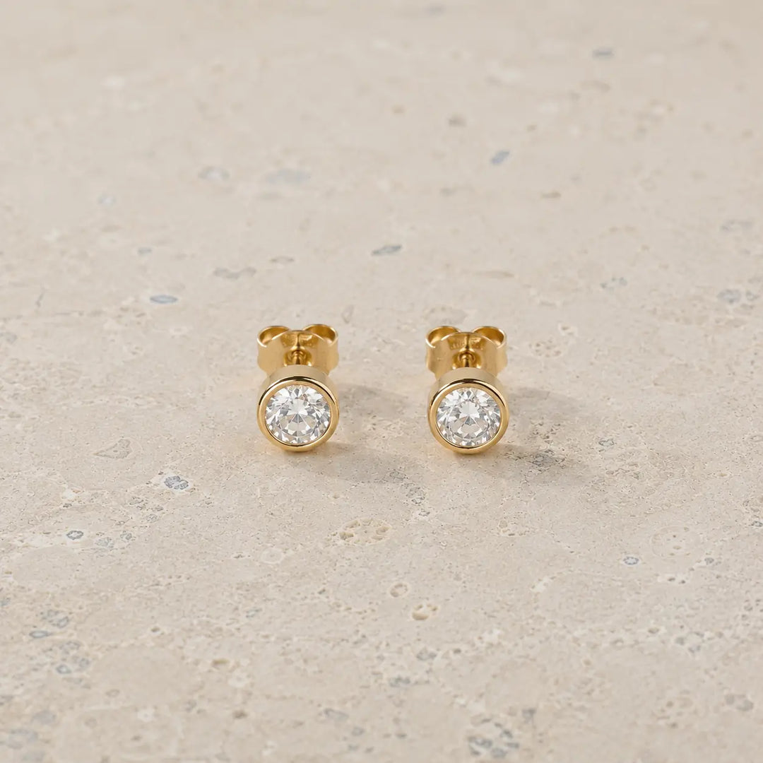 Little Star Earrings Gold
