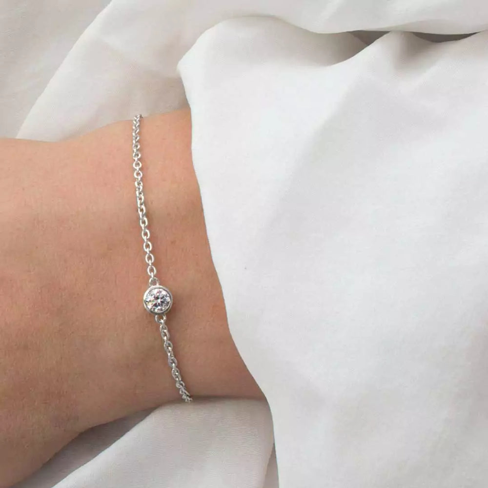 little star delicate bracelet made from 925 silver from icône