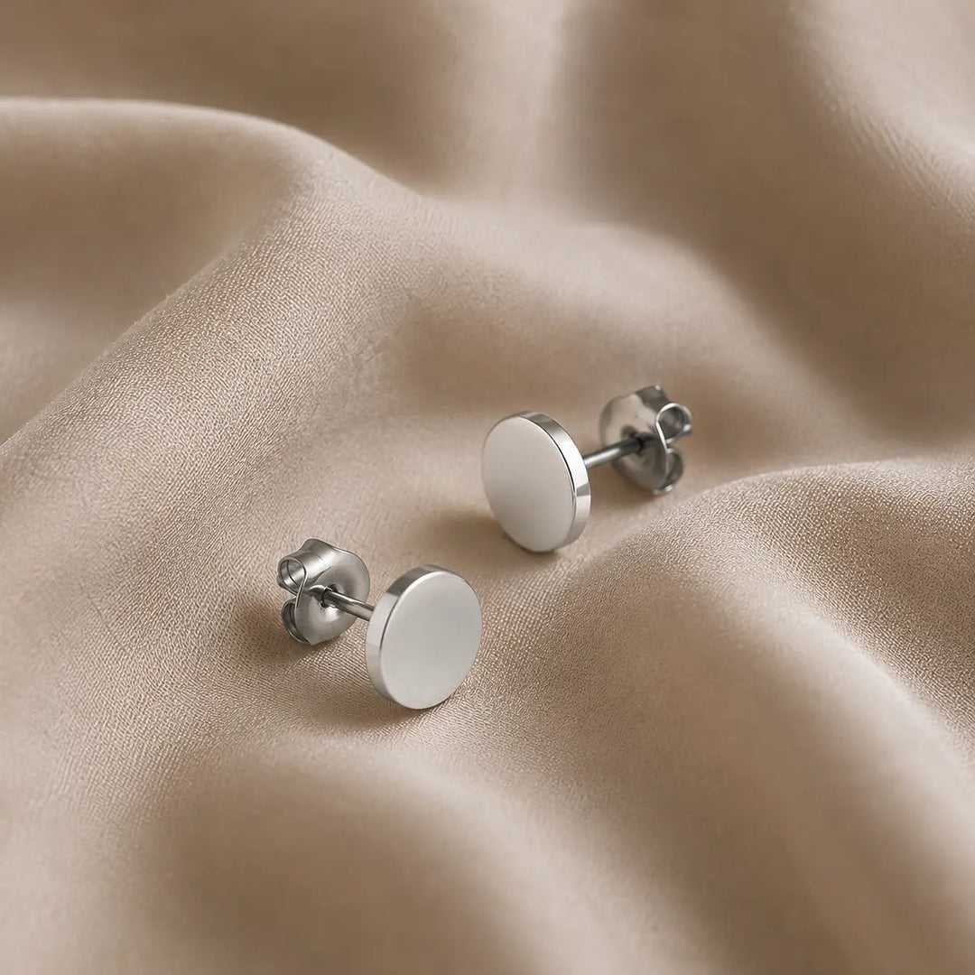 Lune Earrings Steel