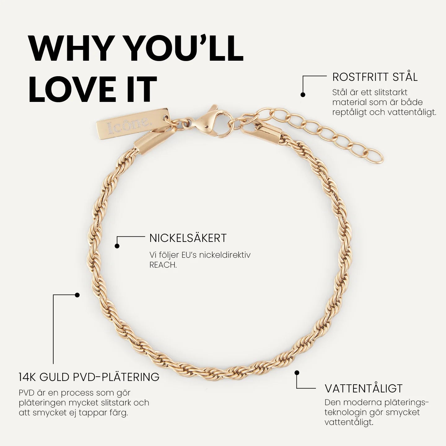 icône olivia bracelet gold benefits