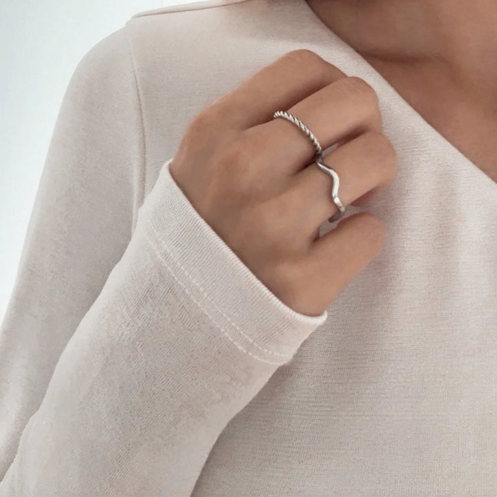Adrienne ring steel