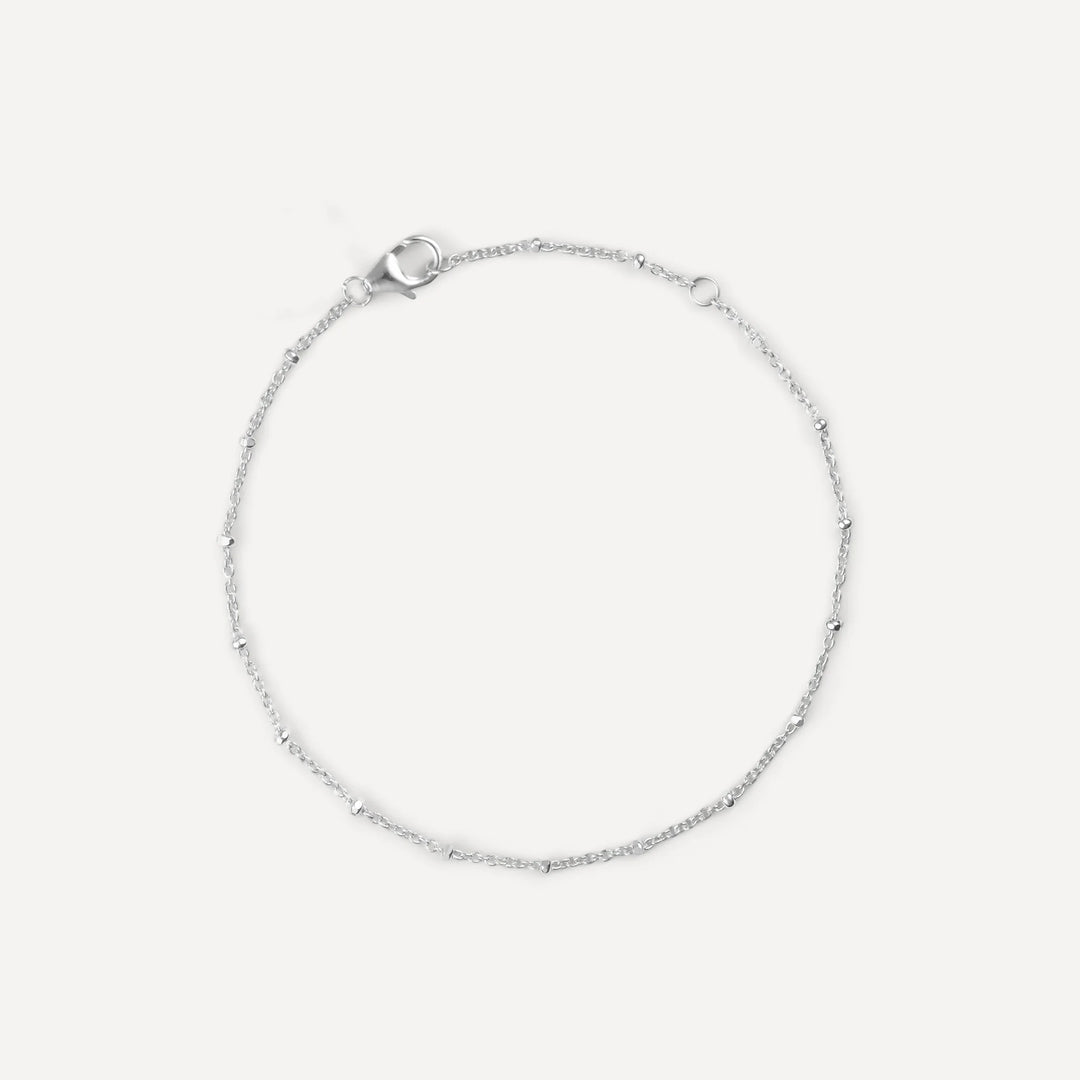 stardust dainty thin minimalist bracelet made in silver from icône