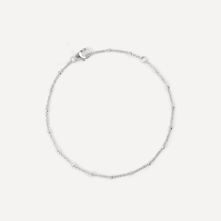 stardust dainty thin minimalist bracelet made in silver from icône
