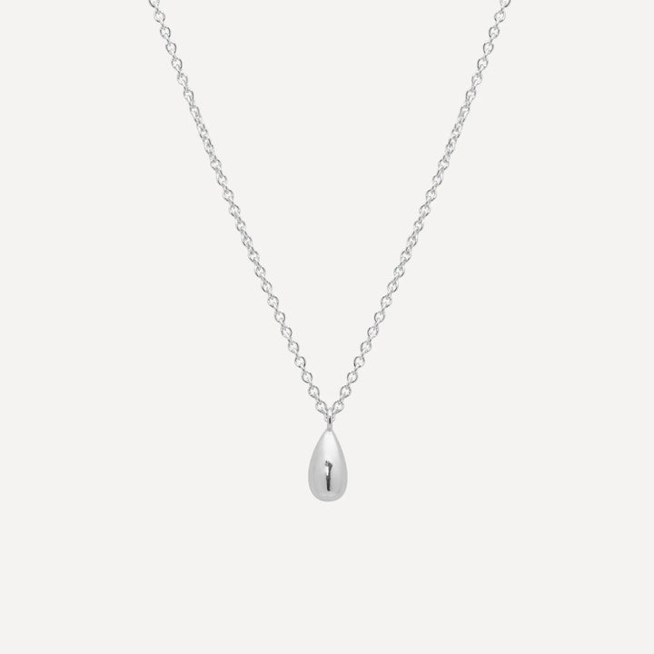 Teardrop Necklace Silver